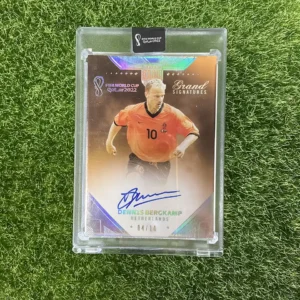 2022 Panini Eminence FIFA World Cup Dennis Bergkamp Grand Signatures Auto 04/10