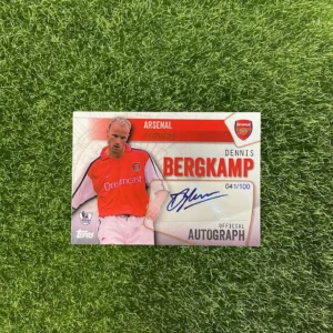 2015-16 Topps Premier Club Dennis Bergkamp Auto 41/100