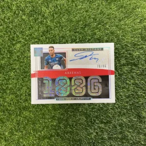 2020-21 Panini Impeccable Club History Pierre-Emerick Aubameyang Patch Auto 78/86