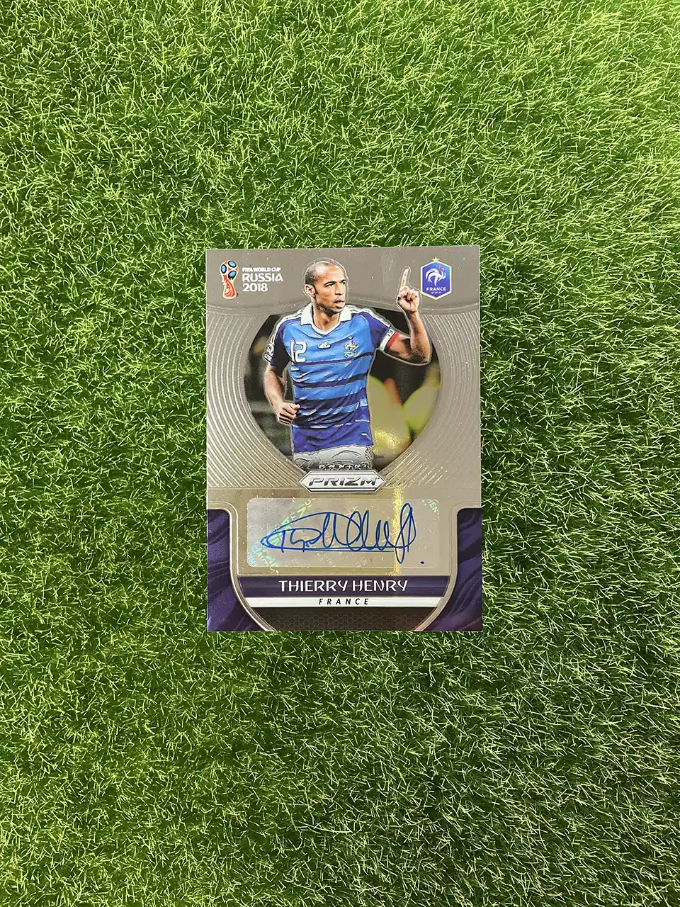 2018 Panini Prizm World Cup Thierry Henry Signatures Auto