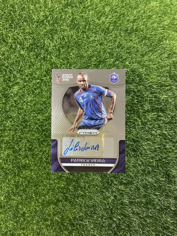 2018 Panini Prizm World Cup Patrick Vieira Signatures Auto