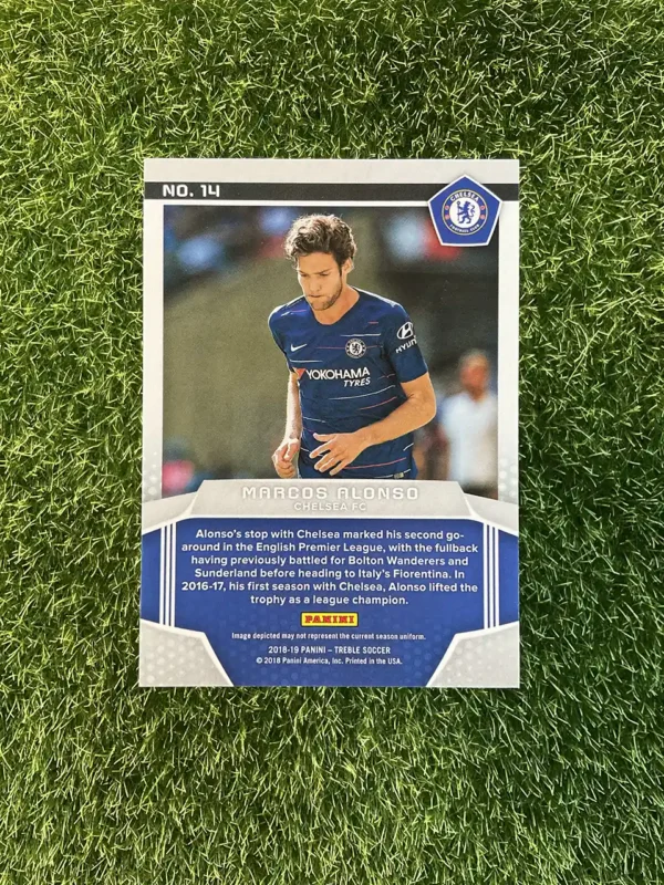 2018-19 Panini Treble Soccer Marcos Alonso Base Set - Image 2