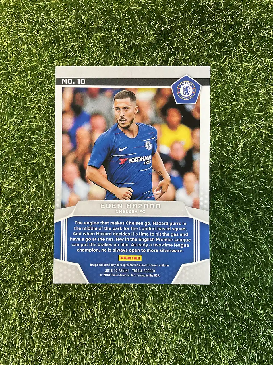 2018-19 Panini Treble Soccer Eden Hazard Base Set - Image 2