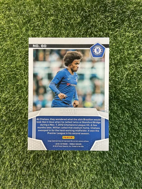 2018-19 Panini Treble Soccer Willian Base Set - Image 2