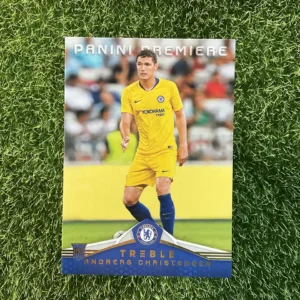 2018-19 Panini Treble Soccer Andreas Christensen Panini Premiere Rookie Card