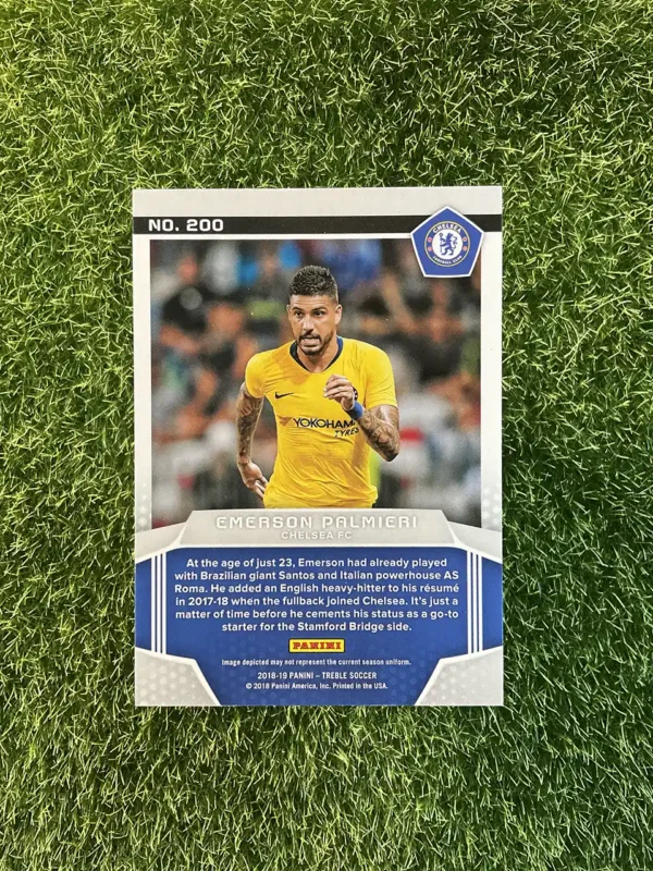 2018-19 Panini Treble Soccer Emerson Palmieri Panini Premiere Rookie Card - Image 2