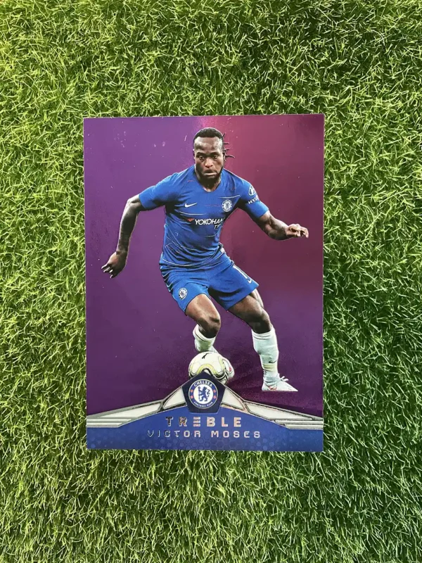 2018-19 Panini Treble Soccer Victor Moses Purple Parallel