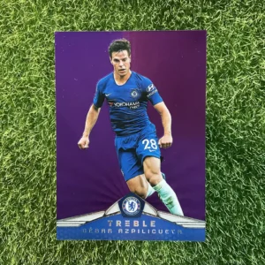 2018-19 Panini Treble Soccer César Azpilicueta Purple Parallel 11/49