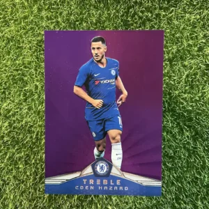 2018-19 Panini Treble Soccer Eden Hazard Purple Parallel 42/49