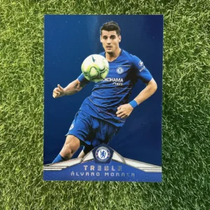 2018-19 Panini Treble Soccer Álvaro Morata Blue Parallel 32/75