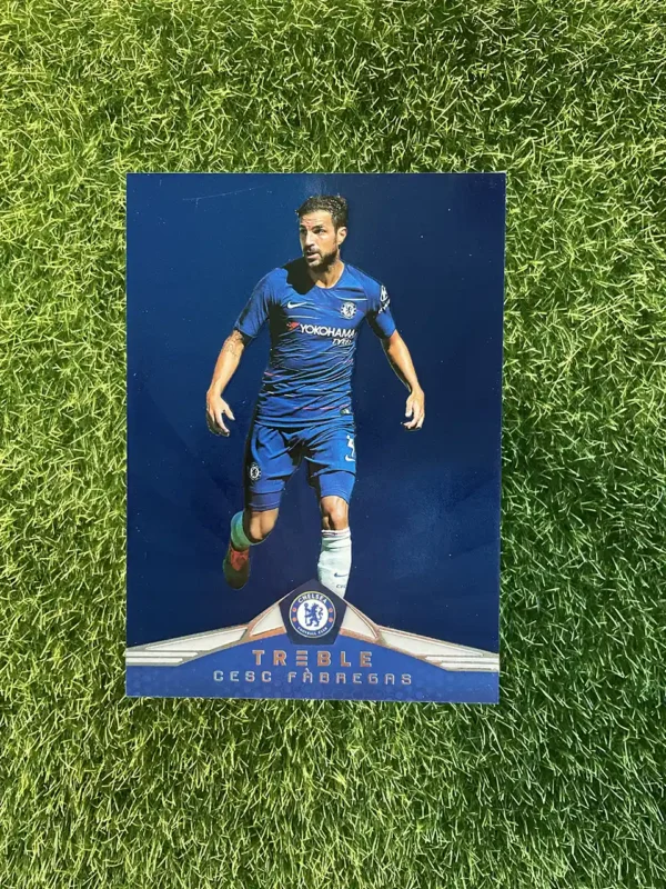 2018-19 Panini Treble Soccer Cesc Fàbregas Blue Parallel
