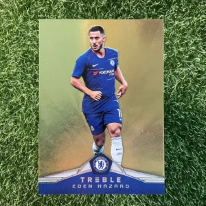 2018-19 Panini Treble Soccer Eden Hazard Gold Parallel 15/25