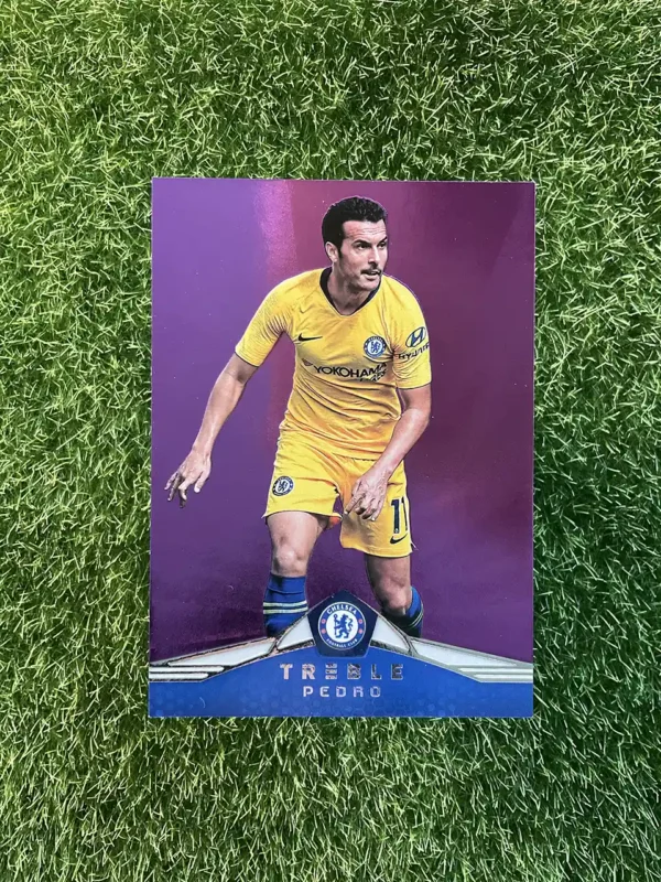 2018-19 Panini Treble Soccer Pedro Purple Parallel 05/49