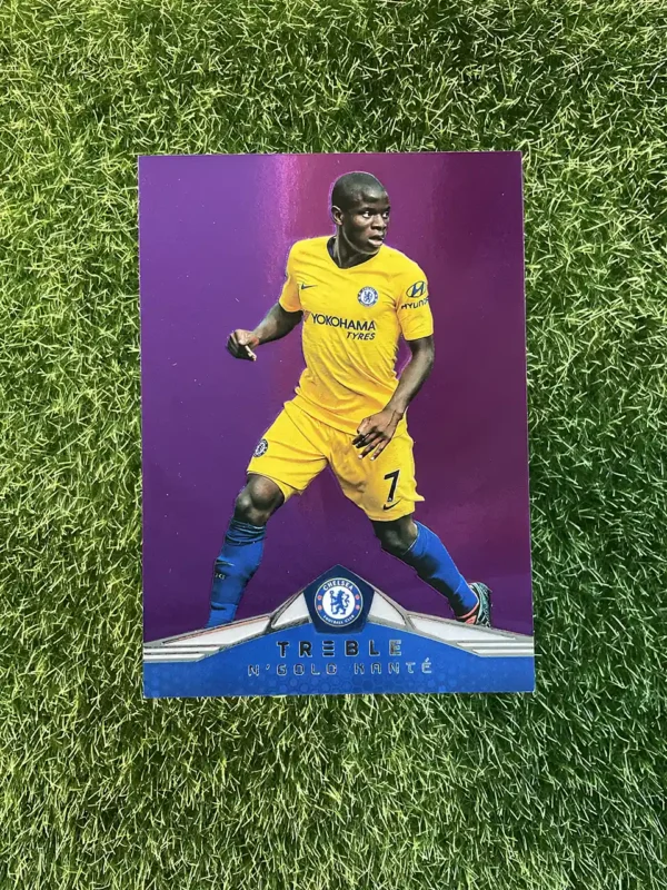 2018-19 Panini Treble Soccer N'Golo Kanté Purple Parallel 06/49
