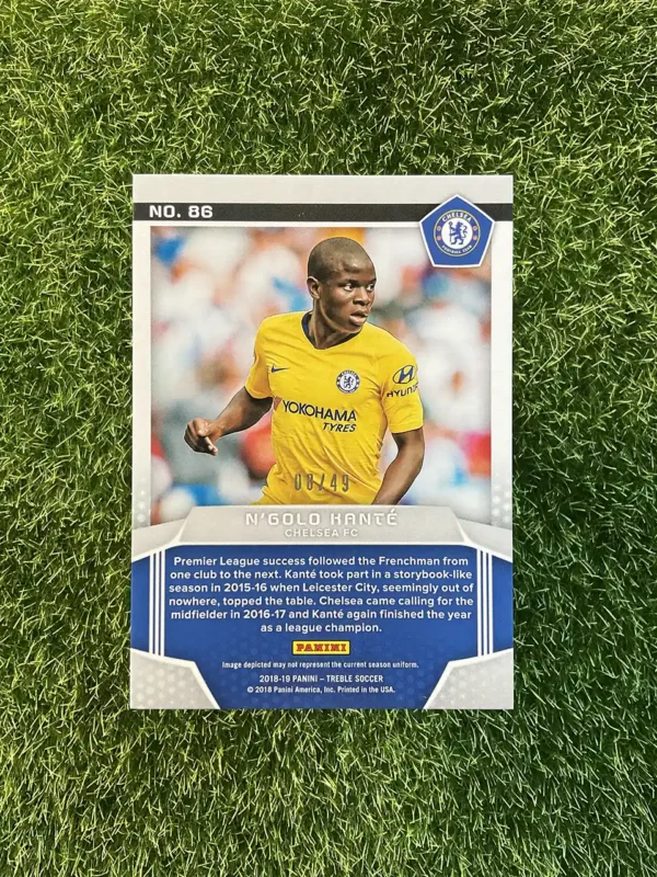 2018-19 Panini Treble Soccer N'Golo Kanté Purple Parallel 06/49 - Image 2