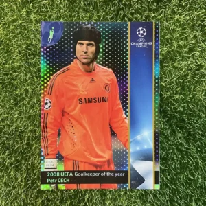 2008-09 Panini UEFA Champions League Petr Cech Best Goalkeeper Holo
