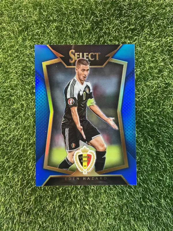 2015-16 Panini Select Soccer Eden Hazard Blue Prizm 150/249