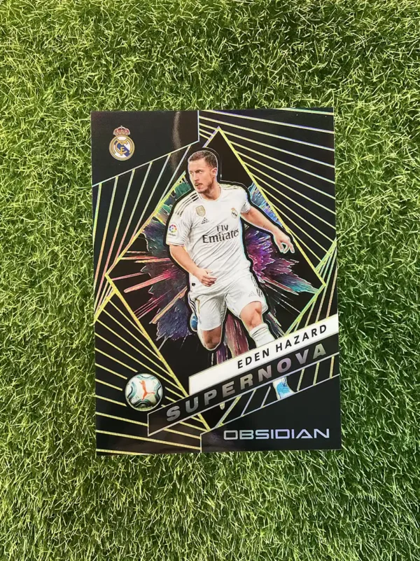 2019-20 Panini Obsidian Soccer Eden Hazard Supernova 03/15