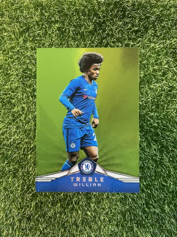 2018-19 Panini Treble Soccer Willian Green Parallel
