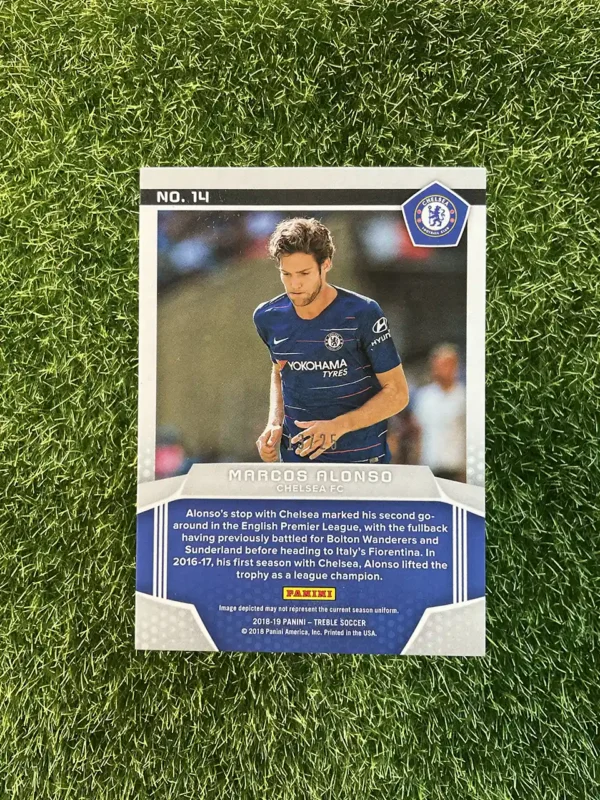 2018-19 Panini Treble Marcos Alonso Gold - Image 2
