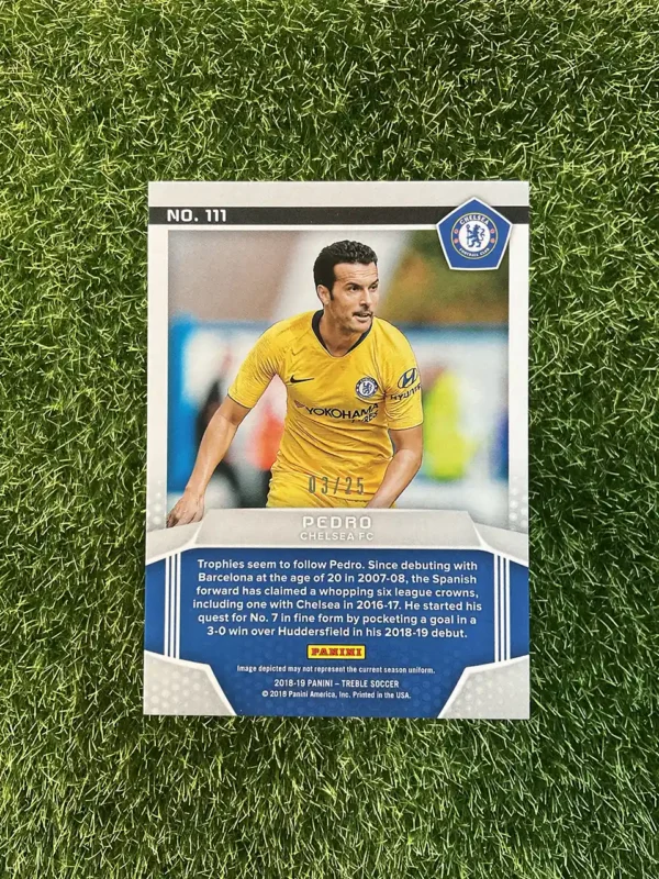 2018-19 Panini Treble Pedro Gold 3/25 - Image 2