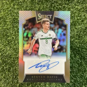 2016-17 Panini Select Soccer Steven Davis Select Signatures Checkered Prizm Auto 032/199