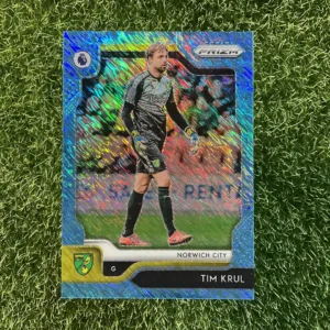 2019-20 Panini Prizm Premier League Soccer Tim Krul Blue Shimmer Prizm 2/8