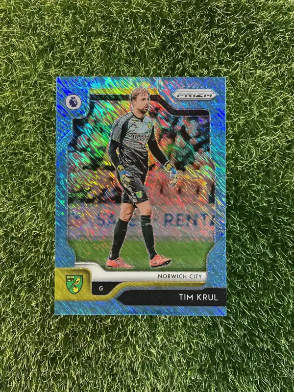 2019-20 Panini Prizm Premier League Soccer Tim Krul Blue Shimmer Prizm 2/8