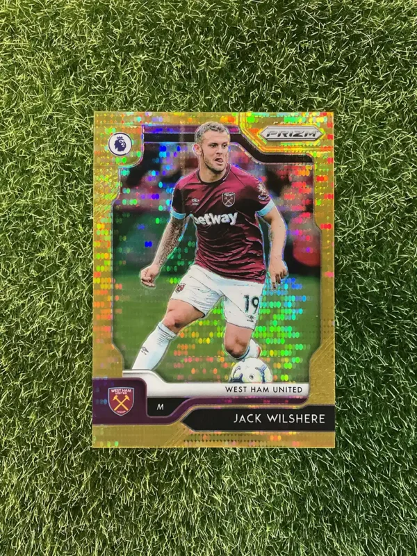 2019-20 Panini Prizm Premier League Soccer Jack Wilshere Gold Power Prizm 01/10
