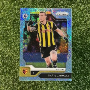 2019-20 Panini Prizm Premier League Soccer Daryl Janmaat Blue Shimmer Prizm 5/8