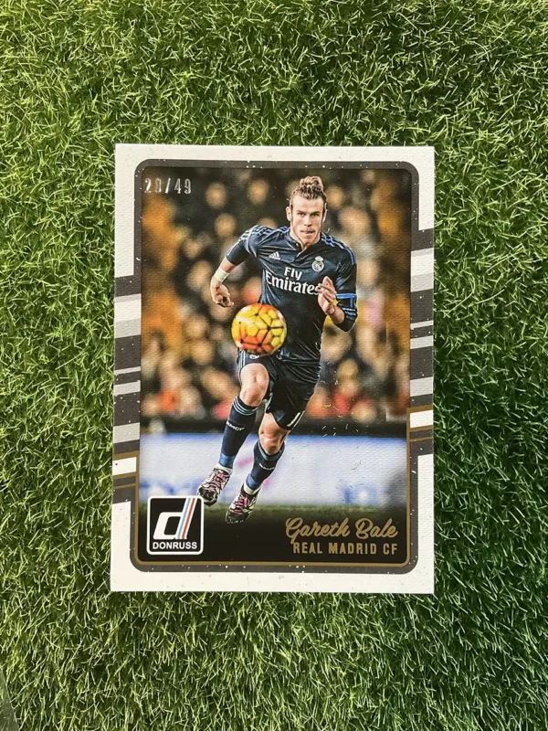 2016-17 Panini Donruss Soccer Gareth Bale Canvas Parallel 20/49