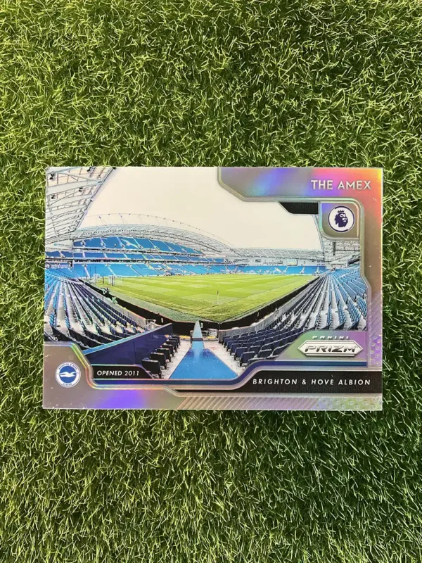 2019-20 Panini Prizm Premier League Soccer The Amex (Brighton & Hove Albion) Stadiums Silver Prizm