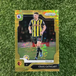 2019-20 Panini Prizm Premier League Soccer Craig Cathcart Gold Power Prizm 05/10
