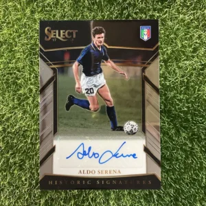 2017-18 Panini Select Soccer Aldo Serena Historic Signatures Auto 244/299