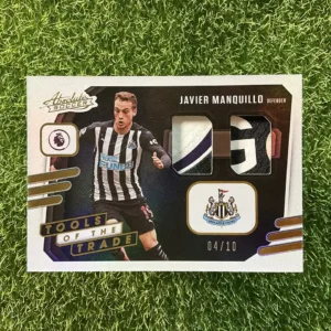 2020-21 Panini Chronicles Absolute Soccer Javier Manquillo Tools of the Trade Dual Patch 04/10