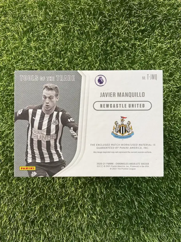 2020-21 Panini Chronicles Absolute Soccer Javier Manquillo Tools of the Trade Dual Patch 04/10 - Image 2