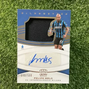 2016-17 Panini Crown Royale Soccer Felipe Melo Silhouettes Patch Auto 040/500