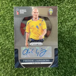 2018 Panini Prizm World Cup Freddie Ljungberg Signatures Silver Prizm Auto