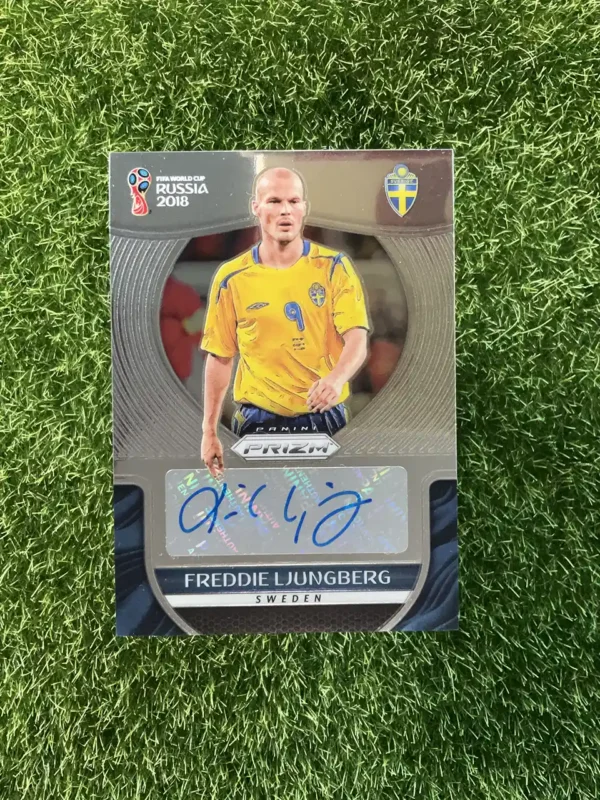 2018 Panini Prizm World Cup Freddie Ljungberg Signatures Silver Prizm Auto