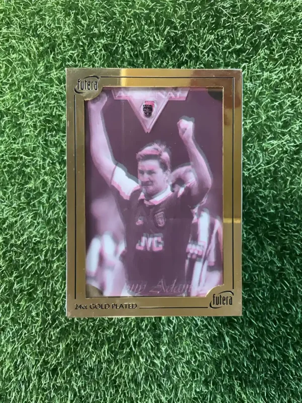 2017 Futera Unique Arsenal Tony Adams Captains Magenta Printing Plate 1/1