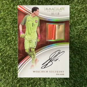 2017 Panini Immaculate Collection Soccer Wojciech Szczęsny Patch Autographs Dual Patch Auto 01/10