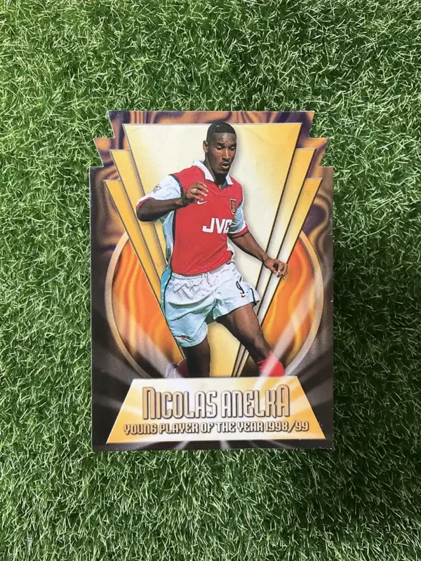 2000 Merlin Premier Gold Nicolas Anelka Young Player of the Year Die-Cut