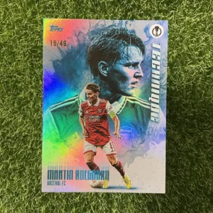 2022-23 Topps UEFA Europa League Knockout Martin Ødegaard Technique Holo Parallel 16/49