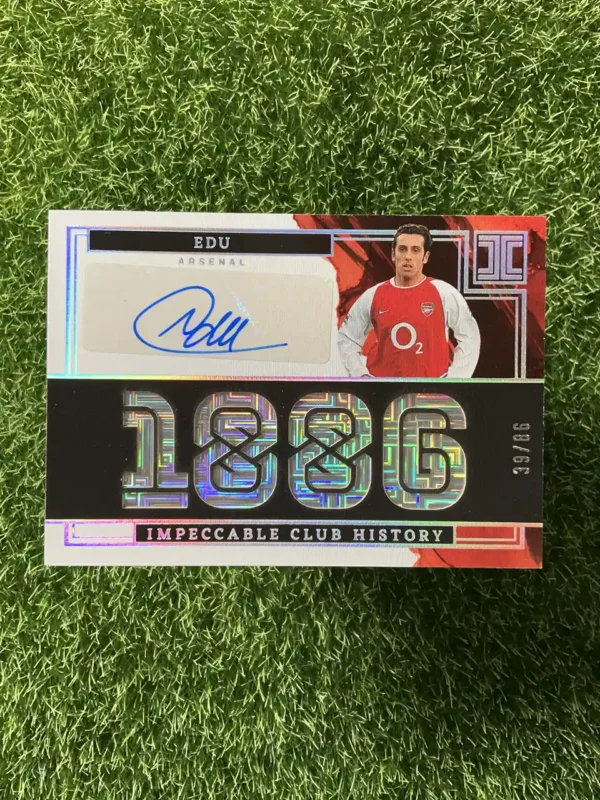 2022-23 Panini Impeccable Premier League Soccer Edu Impeccable Club History Auto 39/86