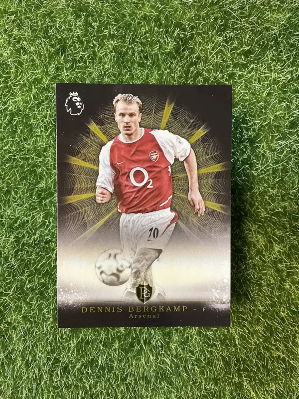 2016 Topps Premier Club Dennis Bergkamp Brilliance of the Pitch Gold Parallel