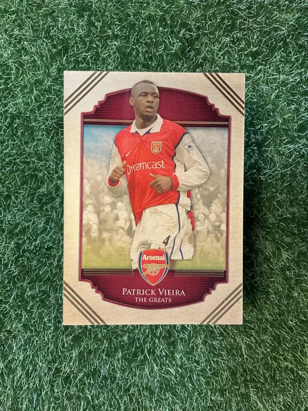 2013 Futera Arsenal Patrick Vieira The Greats 08/16