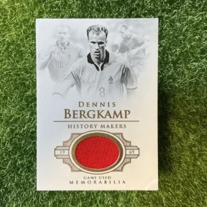 2018 Futera Unique Dennis Bergkamp History Makers Game-Worn Patch 26/34