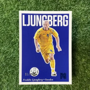 2017 Panini Nobility Soccer Freddie Ljungberg Blue Parallel 01/99