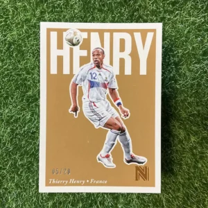 2017 Panini Nobility Soccer Thierry Henry Gold Parallel 05/20