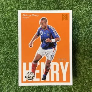 2017 Panini Nobility Soccer Thierry Henry Orange Parallel 70/75